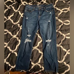 Old Navy Straight Dark Wash Jeans - Size 10 Short